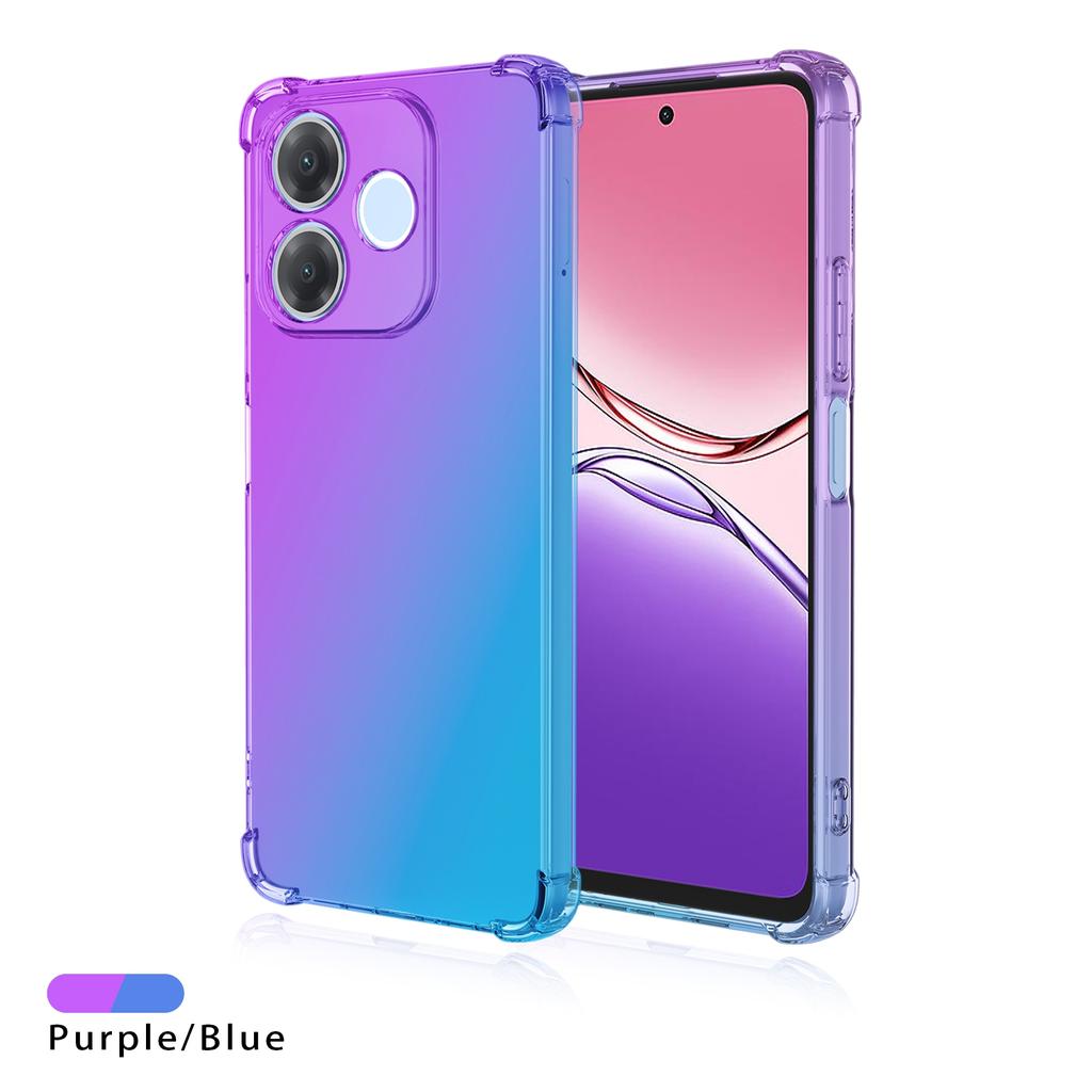 Gradient Airbag TPU Case for OPPO A5 Pro 5G 4G Protective Shockproof Cover Fundas Coque Capa