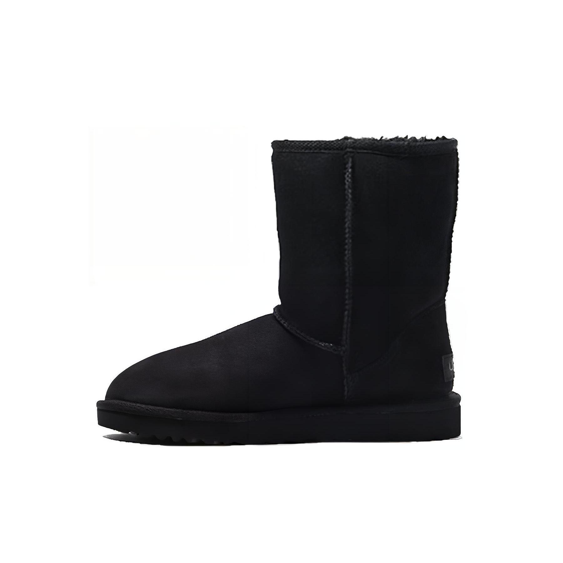 UGG Classic Short II Черные женские кроссовки 1016223-BLK 38