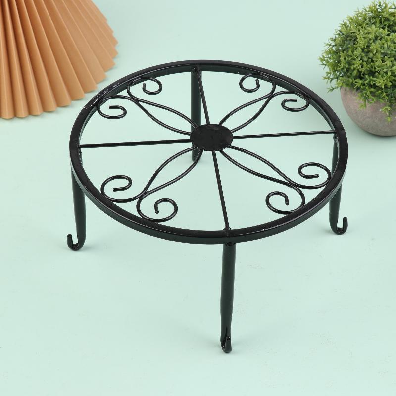 Flower Rack Floor To Ceiling Single Pot Bonsai Iron Flower Rack Indoor Balcony Flower Rack Iron Tabletop Flow