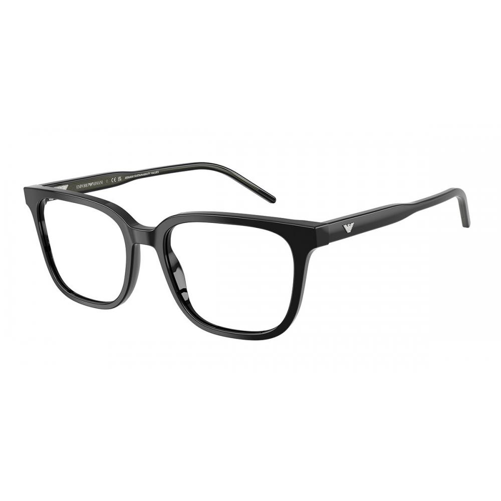 Emporio Armani Men Eyeglasses Ea3258 5017 Glossy Black/52-18-145
