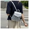 Fashion Backpack Women's Summer New Sweet Beautiful Women Niche High-end Pleated Women's Bag