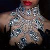 Luxury Bridal Zirconia Necklace Set with Tassels