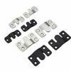1 Wall Load-capacity Mounting Bracket Picture Pair Easy to Install Black