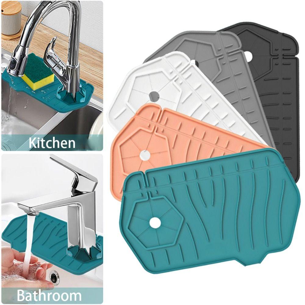Small Floor Space Easy to Store Bathroom Absorb Water Drying Pad Faucet Mat Drain Pad Sink Mat