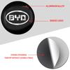 4PCS 56mm Car Wheel Center Hubcaps Emblem Sticker Car Accessories For BYD Tang F3 E6 Atto Yuan Plus Song Max F0 G3 I3 Ea1 Dmi