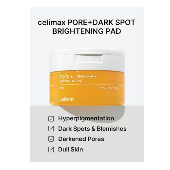 CELIMAX Płatki rozjaśniające pory i przebarwienia(40 padów)