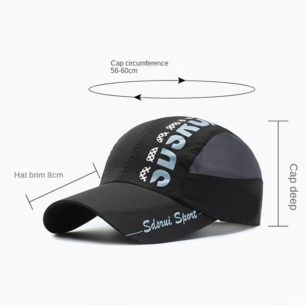 Wide Brim Sun Visor Hat Adjustable Peaked Cap Fashion Sunscreen Cap  Summer