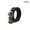 Stylish Hollow Pu Leather Waist Belts  Punk Belt For Men Trendy Clothing Accessories Versatile Casual Belts Gifts