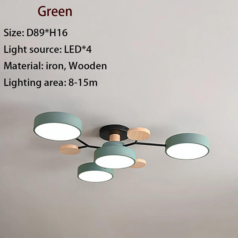 Modern LED Chandelier Macaron Ceiling Lamp For Bedroom Children's Room Living Dining Room Interior Decor Lighting Fixture Luster