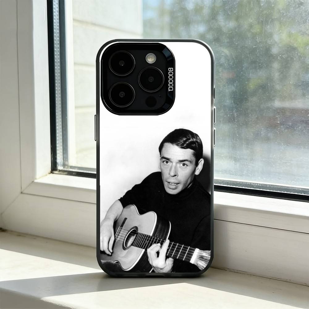 Chanson Jacques Bre Phone Case For iPhone 17,16,15,14,13,12,11 Plus,Pro Max,XS,Colorful Silver Phone Case Funda Cover