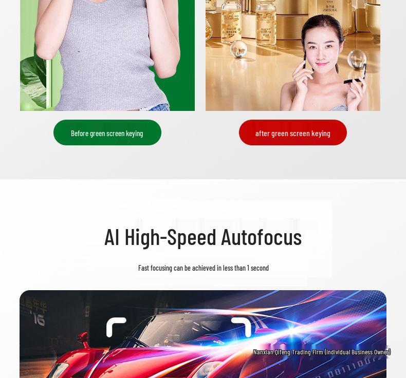 4K Ultra HD Streaming Camera with USB Microphone for Desktop and Laptop