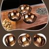 Stainless Steel Snack Serving Bowls Appetizer Platter Multipurpose Portable Plates for Hosting