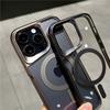Luxury Matte Plating Bumper for iPhone 15 14 Plus 13 12 11 Pro Max For Magsafe Wireless Charging Magnetic Clear Soft Cover