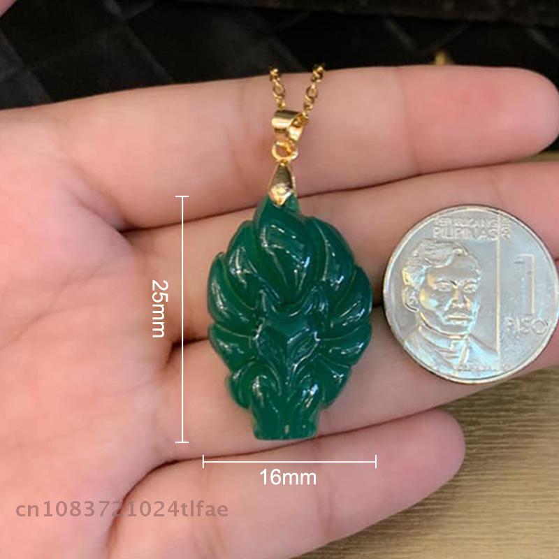 Unisex Chinese Animal Hand-Carved Fox Nine-Tailed Fox Pendant Chain Necklace Men Women Lucky Jewelry Gift 2025 New