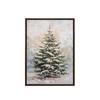 Christmas Door with Lights for Family Party Photo, Festive Home Decor