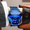 Men's Trendy Motorcycle Concept Watch with Black Technology