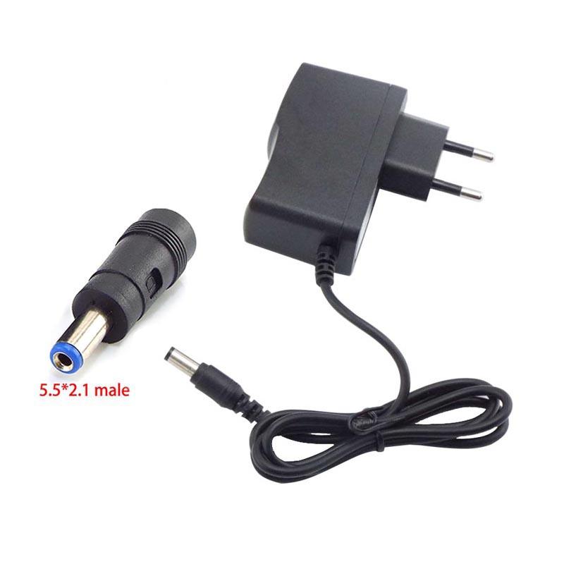 

DC 5V 2A Блок питания Зарядное устройство AC 100-240V Адаптер-конвертер 5.5*2.1mm 4.0*1.7mm 3.5*1.35mm 2.5*0.7mm DC Plug DC 5.5x2.1mm EU Plug чёрный