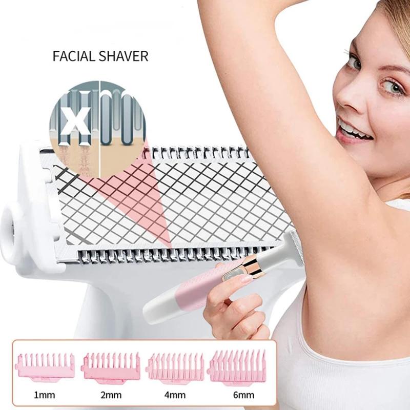 5 In 1 Professional Personal Care Set Women Hair Removal Lady Shaver Electric Shaving Machine Waterproof Mini Trimmer Razor Epilator AVE