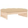 Garden Stool 120 x 80 cm Solid Pine Wood