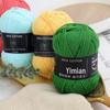 Yimian 4-fädiges Milchbaumwollgarn zum Häkeln, für Pullover, Puppen und DIY-Projekte