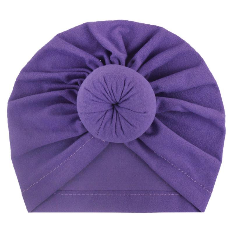 New Baby Products Children's Headscarf Hat Baby Solid Color Knotted Indian Pullover Hat Dome