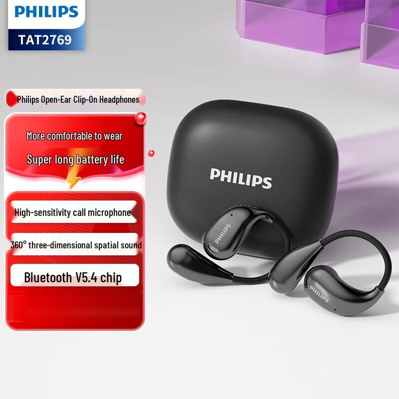 Philips TAT2769 Open-Ear Sport Bluetooth Headphones