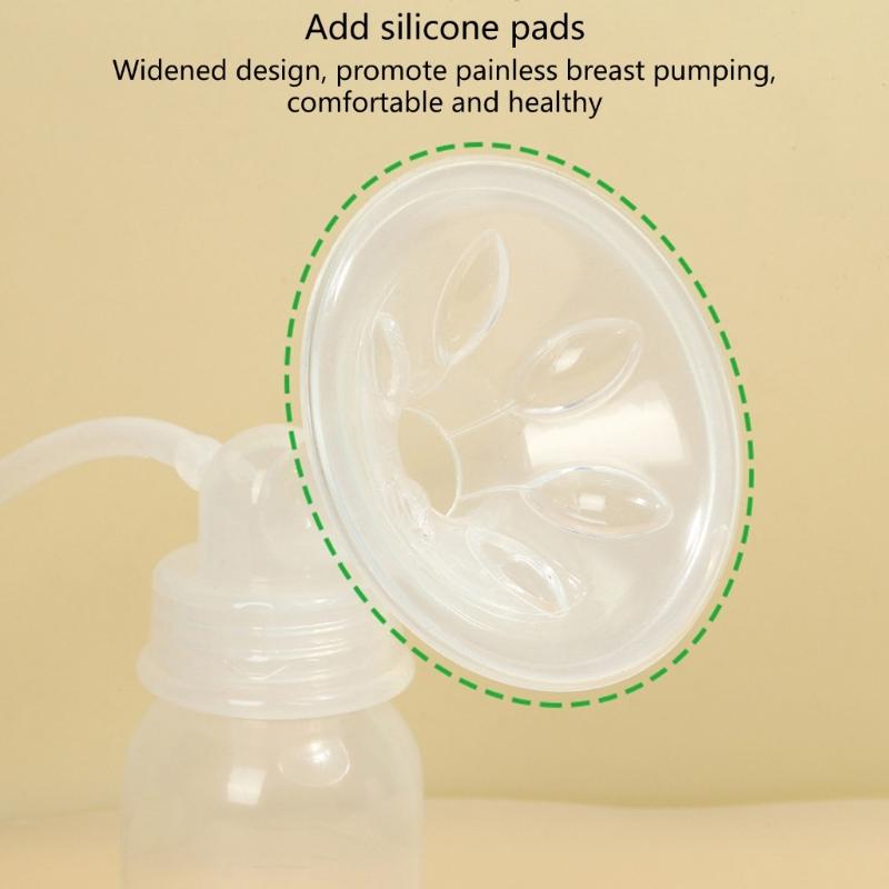 Travel Friendly Manual Breast Pump Comfortable and Safe Hand Pulled Breast Pump Strong Suction for Breastfeeding