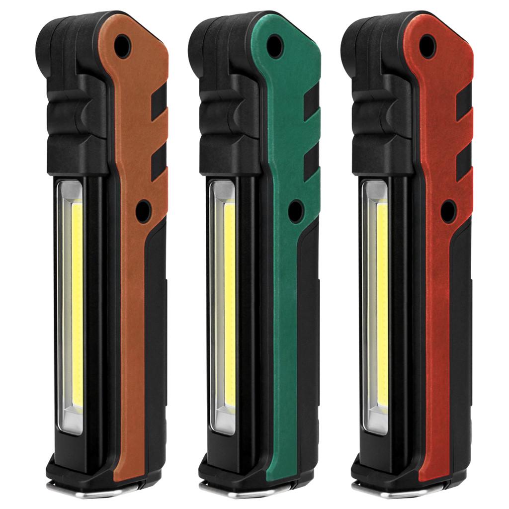 3Colors Bright Mini COB LED Light Clip Pen Flashlight Pocket Lamp Magnetic Torch