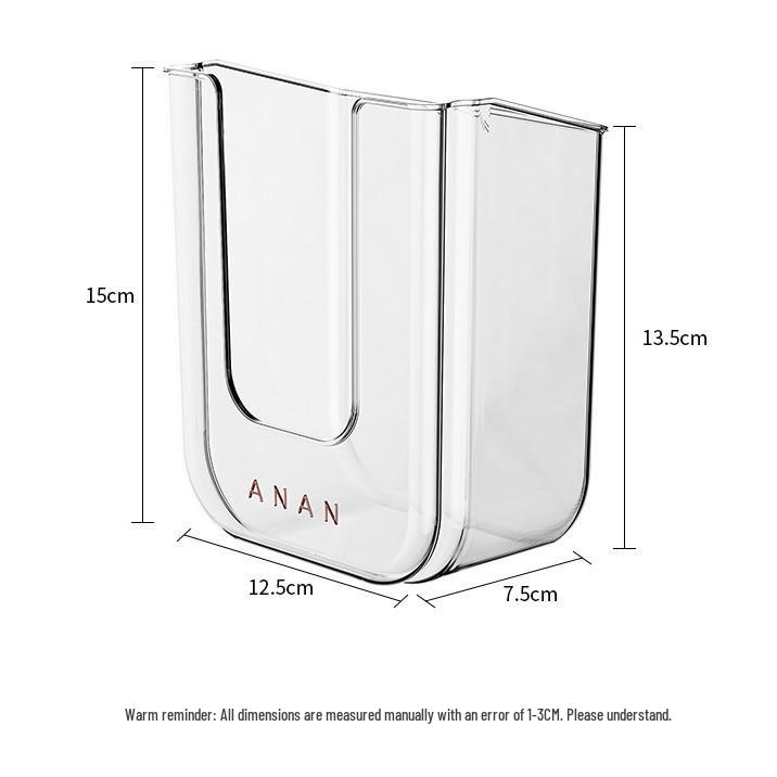 Elegante Wandmontierte Aufbewahrungsbox für Feuchttücher und Taschentücher - Rückstandsfreies, Stanzfreies Design für Badezimmer