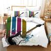 Nuovo Set Biancheria da Letto Stampa Serie Semplice Moderna Tessile per la Casa Biancheria da Letto Tessuto in Microfibra Biancheria da Letto Carino Singolo 140x210cm Copriletto
