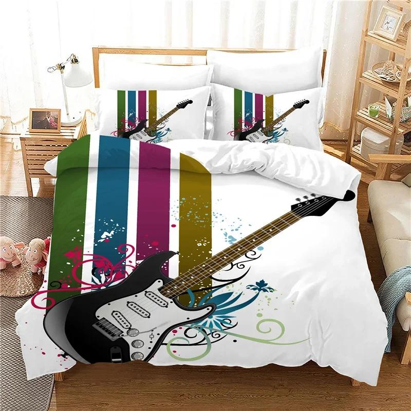 Nuovo Set Biancheria da Letto Stampa Serie Semplice Moderna Tessile per la Casa Biancheria da Letto Tessuto in Microfibra Biancheria da Letto Carino Singolo 140x210cm Copriletto