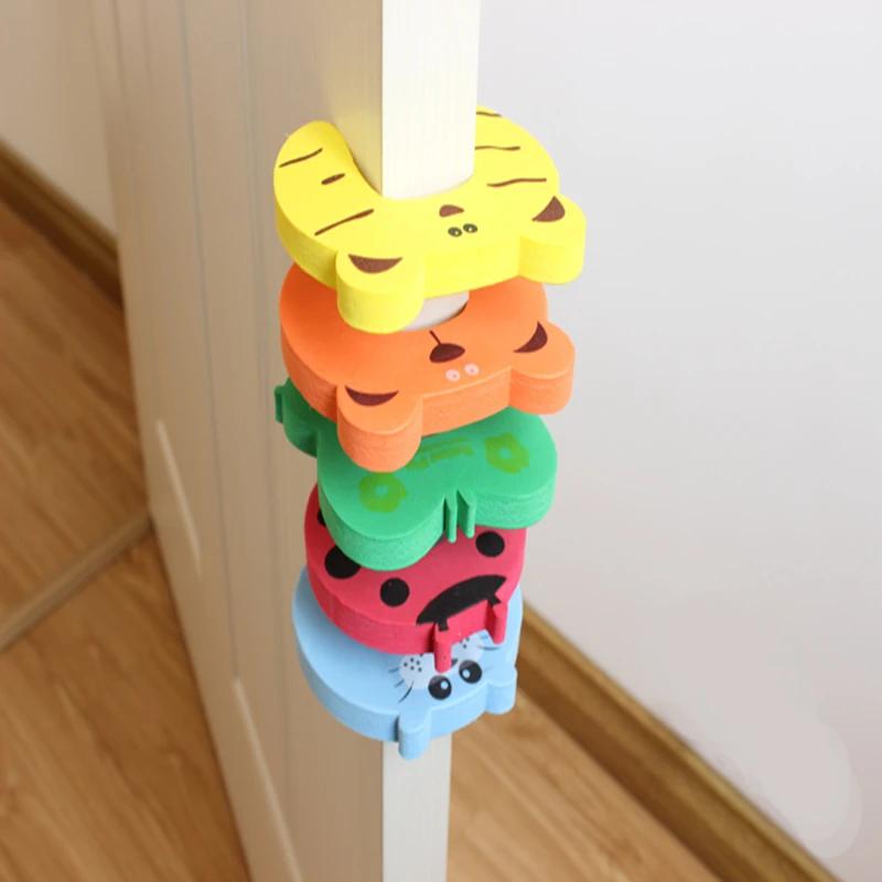Cute Cartoon Animal Door Stoppers - 5 Pcs Silicone Doorway Jammer for Baby Safety Care, Perfect Toys Gifts for Children's Kids