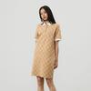 MLB Boston Red Sox SS24 Short Sleeved Dress Women's Light Camel 3FOPM0443-43CAL