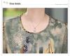 Women's Summer Silk T-shirt Blouse - Loose Short-Sleeve Top for Middle-Aged Mothers