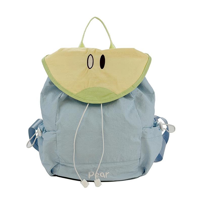 Schoolbag Korean Cute Fruit Backpack Female 1011 New Student Backpacking Travel Light Cute Large Capacity Schoolbag