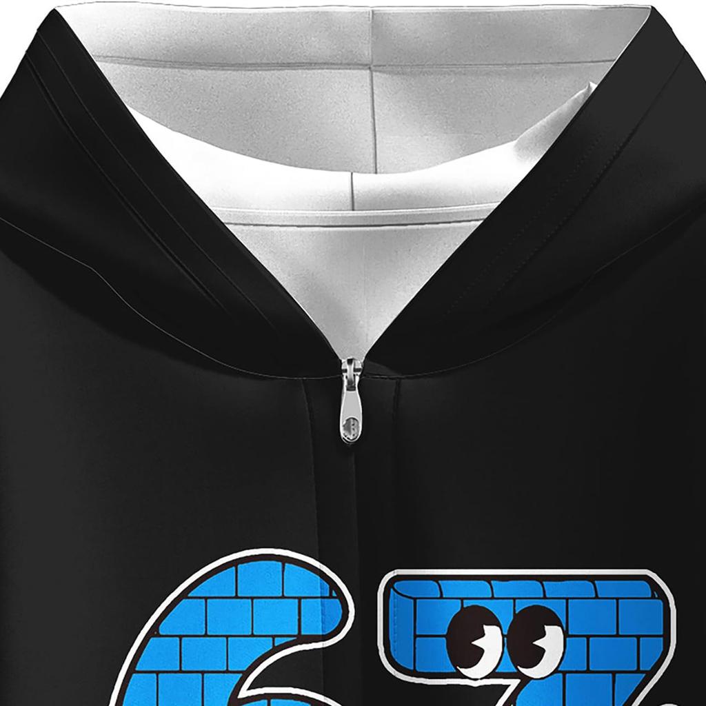 Children's Fashion Printed Long Sleeved Hooded Sweatshirt, Girls' Hoodie Jacket