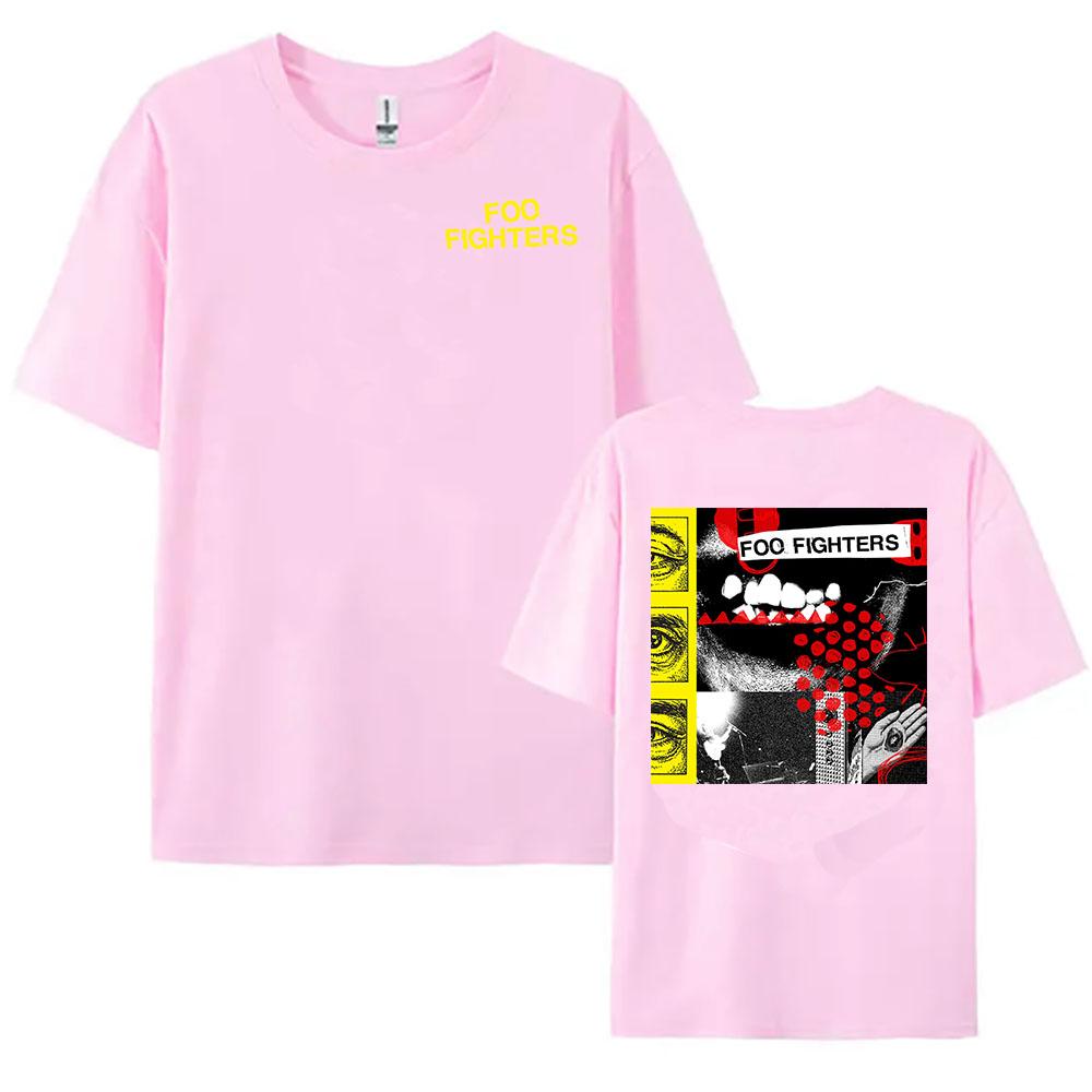 

Foo Fighters Your Favorite Toy T-shirt O-neck Summer Short Sleeve Mens Tees Design Rock Band Graphic Print Tshirts Fashion Top XS