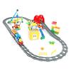 Non-Toxic Big Size Building Blocks Compatible Train Sets Diy Railway Track Assemble Interactive Educational Bricks Toys For Children Gift