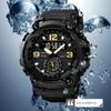 Cool Outdoor Shockproof Plastic Men's Watch Large Dial Sports Pin Buckle Digital Display Synchronous Machine Electronic Watch