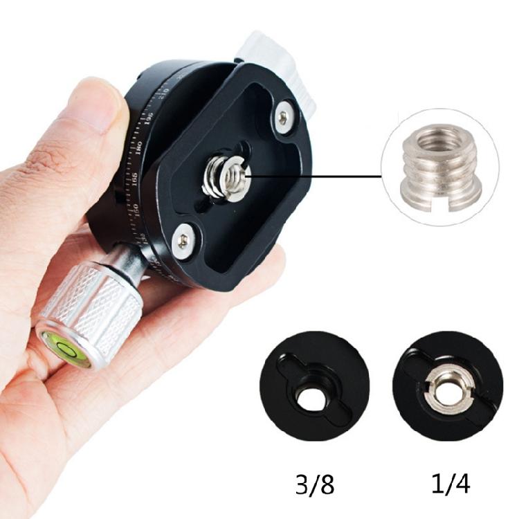 Kamera Klemme 360 Grad Drehung Panoramische Klemme DSLR Schnellwechsel Halterung Adapter Für DSLR Kamera Stativ Zubehör