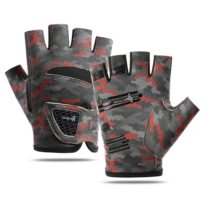 Breathable Non-Slip Sun Protection Fishing Gloves, 3-Finger or 5-Finger Options.