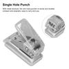 Perfurador de Furos Branco   Perfurador Manual de Furo Único Portátil para Scrapbooks Cartões de Papel Artesanato Papelaria