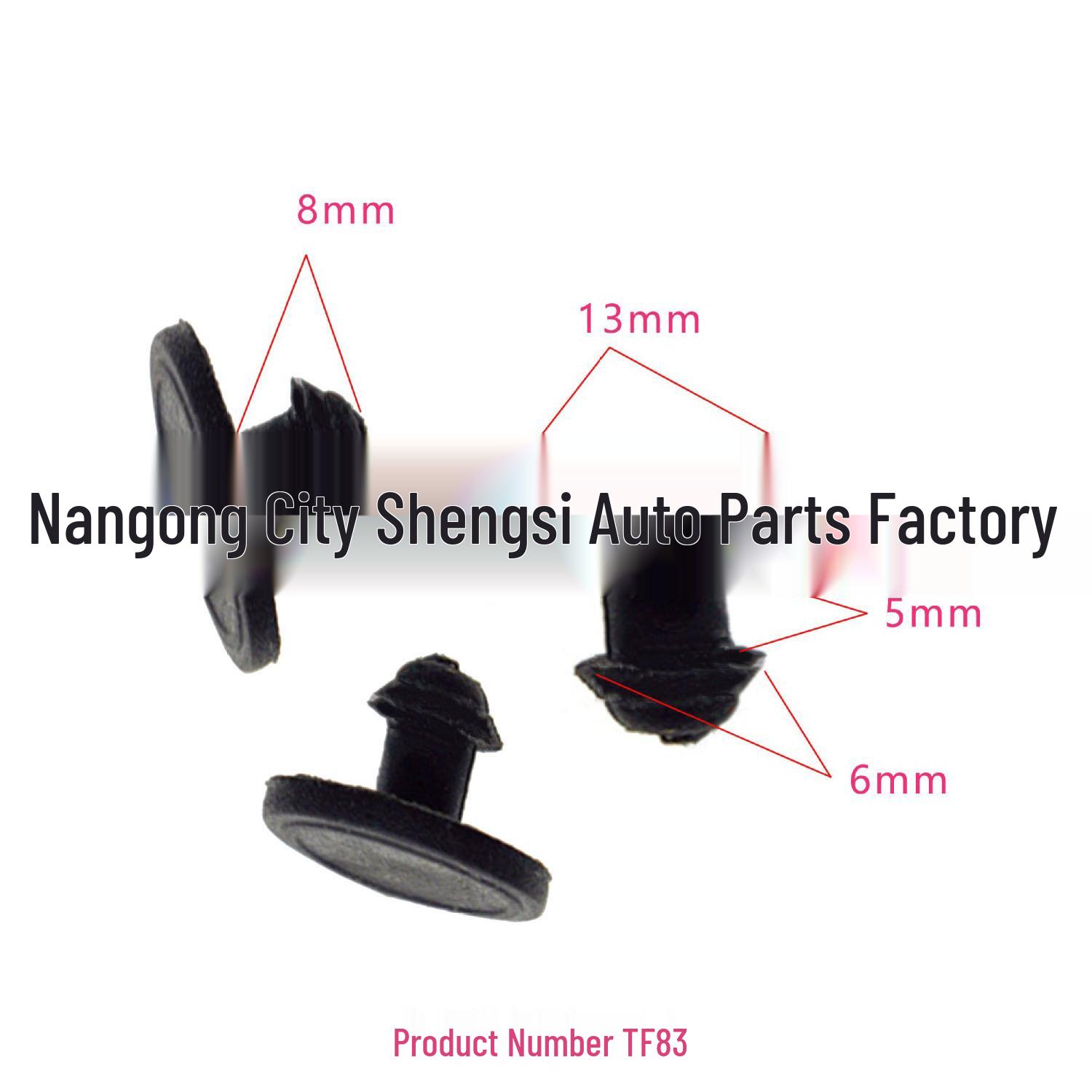 

Car Trim Panel Clip: Universal Accessory for Decoration, Lining, Fixing, Guard Plate, Side Skirt Installation, and Rivet Buckle. 10000 pieces