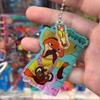 Disneys Zootopia Nick Wilde Judy Hopps Double Sided Acrylic Ruler Ruler Keychain Schoolbag Charm Stationery Merchandise