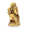 Ganesha Idol Showpiece Aluminum Golden Finish Ganesha Idol for Gift & Home Decor, Pooja Room, Mandir Housewarming Gifts