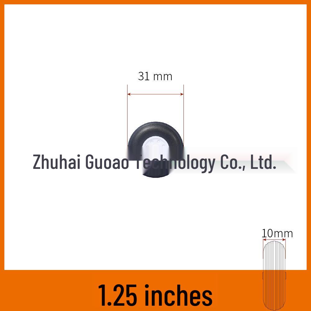 Realistic 20-127mm PU Tires & Sponge Wheels for Fixed-Wing RC Model Aircraft