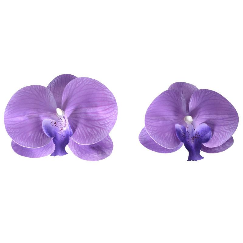 Phalaenopsis Simulation Flower Companion Gift 3D Printing Film High Quality Flower Head Decoration Sweet Headdress Shooting Props Fake Flowers