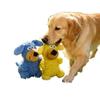 Plüsch blauer Hund quietschendes Kauspielzeug für Haustiere