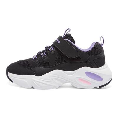 Fashionable Comfortable Shock Absorbing Low Top Casual Shoes Kids Sneakers Black 303900L-BLK