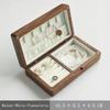 HeMu Solid Wood Jewelry Box Black Walnut Jewelry Box Jewelry Box Solid Wood Retro Storage Box Jewelry Box Wood Black Walnut Box